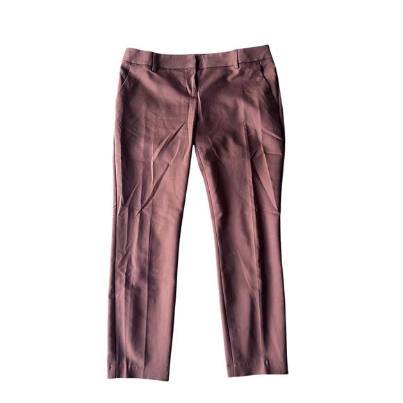 Express Columnist Pants Size 6 Burgundy orange - Excellent! - Picture 1 of 8